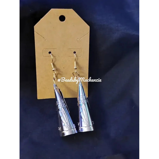 Silver jingle earrings